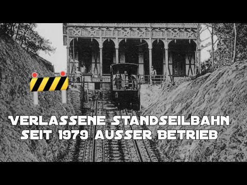 Verlassene Standseilbahn seit 1979 außer Betrieb
