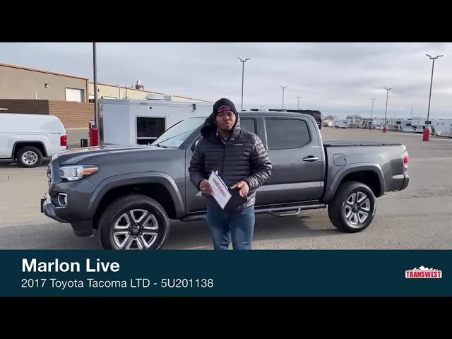 Preview image of 2017 Toyota Tacoma LTD - 5U201138 Truck Trailer RV Live youtube video