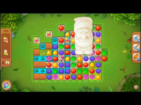 Gardenscapes Level 771 No Booster 🌲 l MiniGames