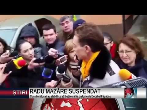 RADU MAZĂRE SUSPENDAT