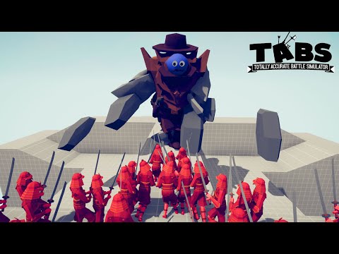 COWBOY GOLEM vs MELEE TEAM - Totally Accurate Battle Simulator