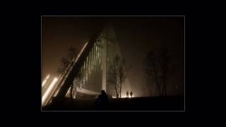 Misty evening around The Arctic Cathedral, Tromsø