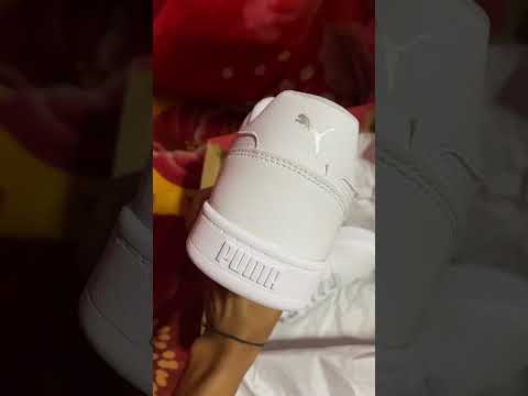 Puma caven 2.0 unisex sneakers from Nyka Unboxing #Puma #Sneakers #whitesneakers #shorts