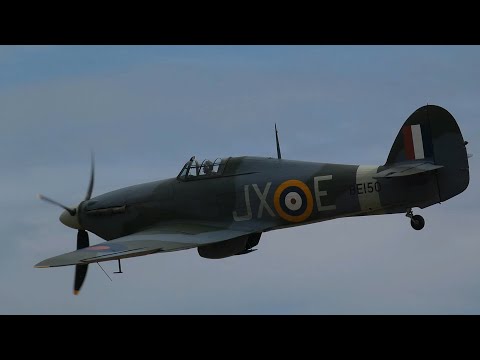 Memory of the pilot Petr Pačes - Hawker Hurricane Mk.IV -  Letecký den Cheb - 13.8.2022