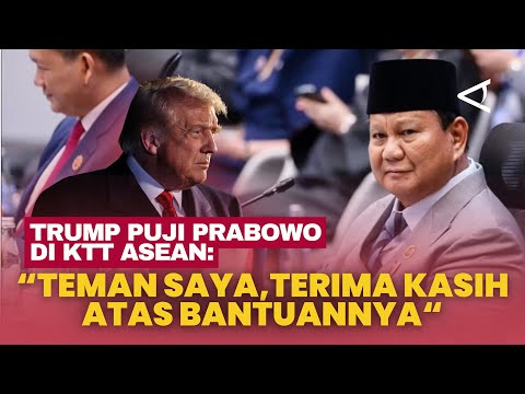 Again! Trump praised President Prabowo in his speech at the ASEAN Summit