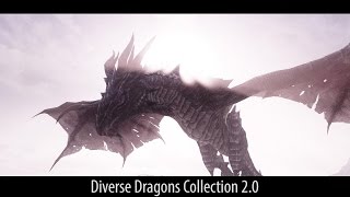 MORE EPIC DRAGONS! Skyrim Mods - Diverse Dragons Collection 2.0