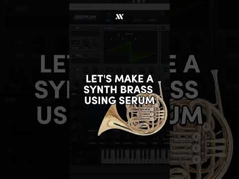 Cinematic Synth Brass Serum Sound Design tutorial @musicbyvanix2026