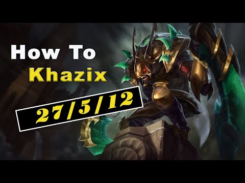 KHAZIX JUNGLE GAMEPLAY GUIDE SEASON 10 - (BEST Khazix BUILD AND PLAYSTYLE)