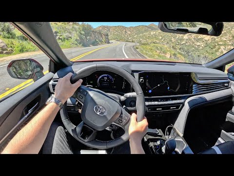Thumbnail for 2025 Toyota Camry SE - POV First Driving Impressions by GAZ, Wheelbase, Toyota, rall, SEAT, Toyota Camry, Front-wheel drive, Car