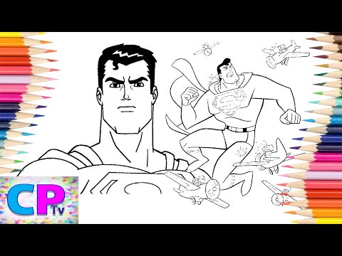 Superman Coloring Pages/Superhero in Action/Cartoon - On & On (feat. Daniel Levi) [NCS Release]