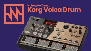 Video thumbnail for KORG Volca Drum: Performance Demo by Noisegate
