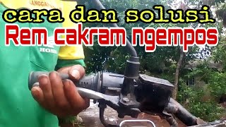 Download lagu cara perbaiki rem cakram ngempos mp3