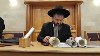 האם מגילה צריכה עמוד ? נוה שלום אשקלון ז' באדר ב התשפ"ב