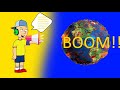 Caillou Yells At Megaphone To The World Grounded