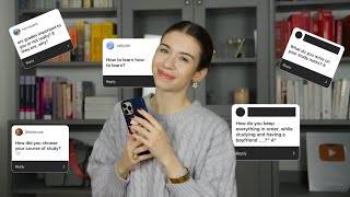 HONEST ANSWERS FROM AN A+ STUDENT | UNI & STUDYING Q&A