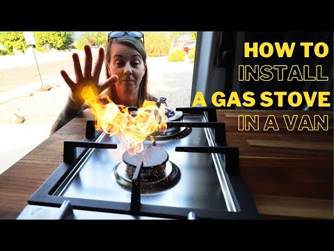 How to install a Ramblewood GC2-37P gas cooktop | Vanlife how to's