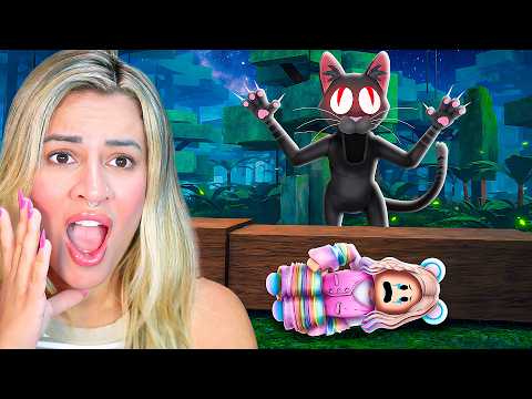 SOBREVIVENDO 99 NOITES NA FLORESTA NO BIOMA DA SELVA COM O MONSTRO GATO!