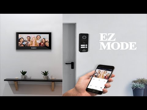 Tutorial video of the App connection through EZ mode for the model MZ-IP-V726TW videodoorbell
