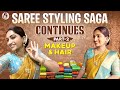 Messy Bun And Dewy Makeup For Muhurtham Nakshathra Nagesh