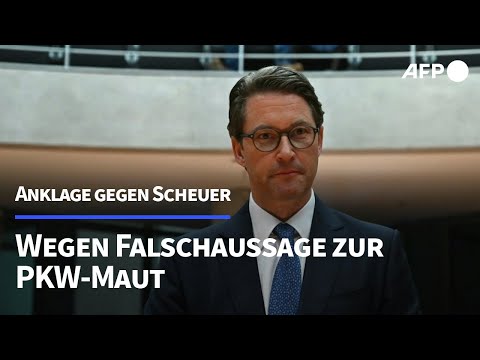 Anklage gegen Ex-Verkehrsminister Scheuer wegen Falschaussage zur Maut | AFP