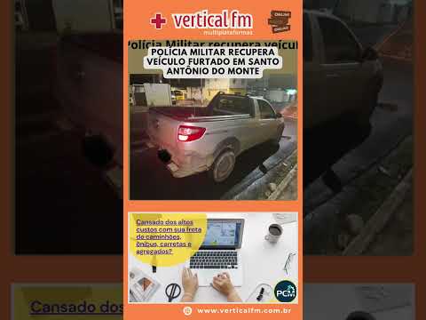 POLÍCIA MILITAR RECUPERA VEÍCULO FURTADO EM SANTO ANTÔNIO DO MONTE
