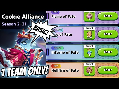 1 TEAM ONLY 😱 Cookie Alliance Season 2-31 Hero Full Guide!