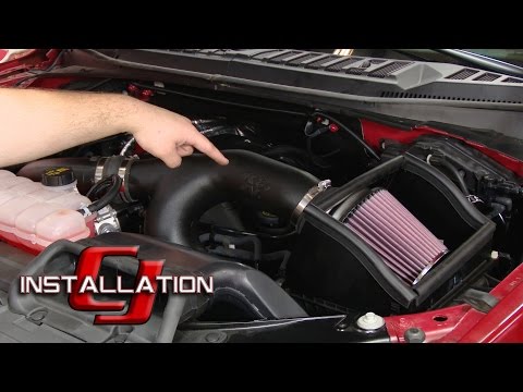 F-150 K&N Cold Air Intake Kit AirCharger EcoBoost 3.5L 2015-2016 Installation