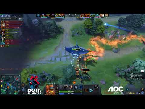 Entity Gaming vs Fnatic(abed standin) DOTA Summit 8 Game 3
