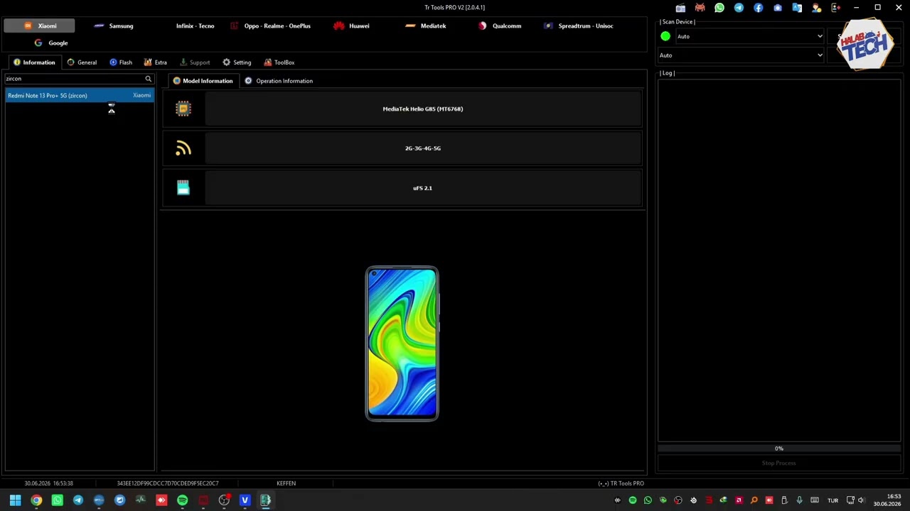 طريقة فتح البوت لودر لأجهزة شاومي ذات معالج ميدياتك عن طريق أداة Tr Tools