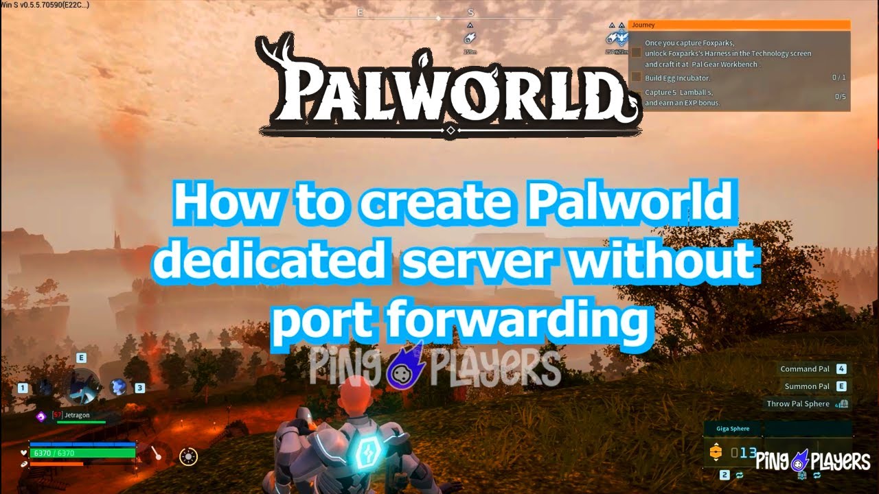How to Create Palworld Dedicated Server Without Port Forwarding (No Router Setup)
