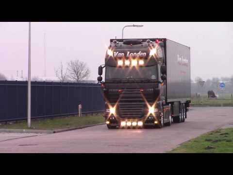 VAN LONDEN - DAF XF105|Loud open pipe sound|Truckwash Staphorst