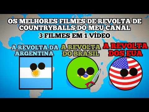 THE BEST COUNTRYBALLS REVOLT MOVIES ON MY CHANNEL, 3 MOVIES IN ONE VIDEO #countryballs