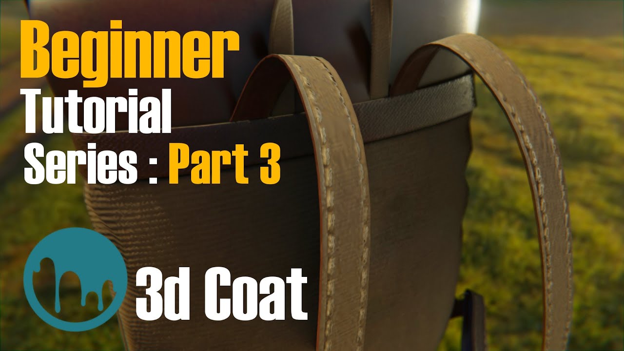 3d Coat Beginner Tutorial - Part 3: STITCHING