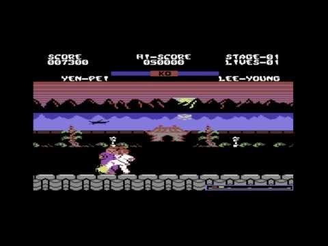 Lukozer Retro Game Review 139 - Yie Ar Kung-Fu 2 - Commodore 64