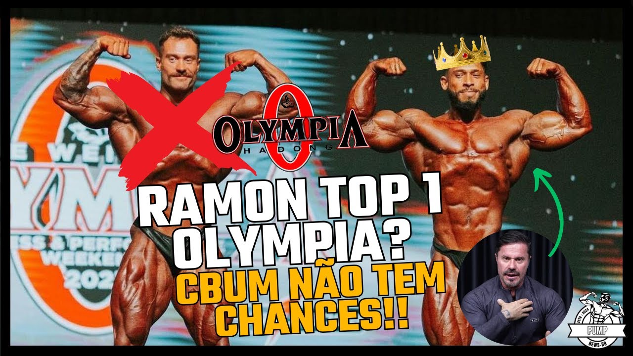 CAIKE MANDA O TOP 5 OLYMPIA!!! RAMON NO TOP 1.