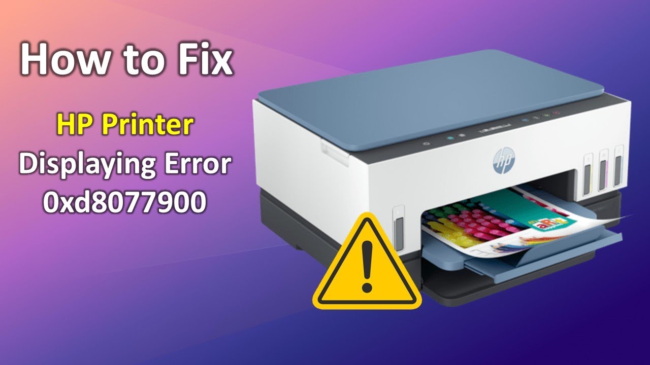 How to Fix HP Printer Displaying Error 0xD8077900 on Windows 11