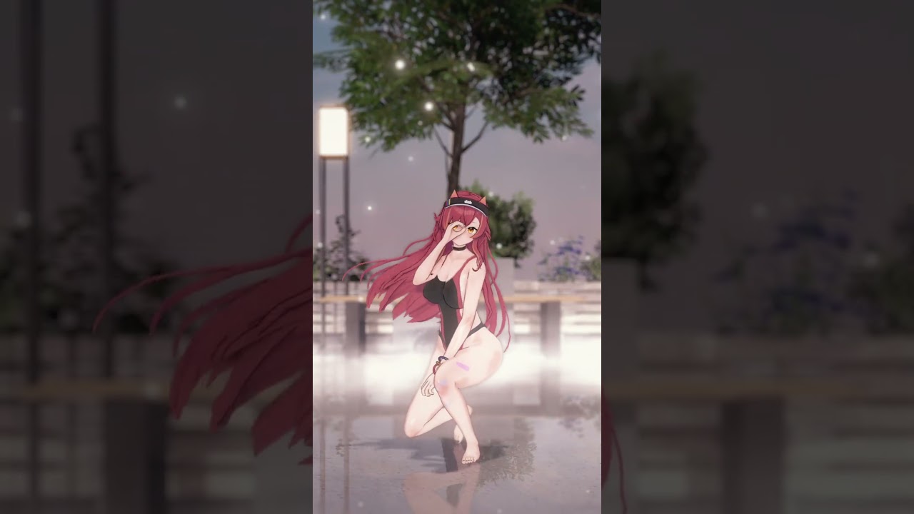 猫汰つな/IRIS OUT Reze Dance【MMD/ぶいすぽ】#猫汰つな #vtuber #mmd #shorts