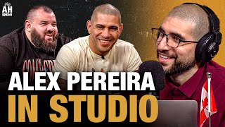 Alex Pereira in studio: Challenges Jon Jones, Magomed Ankalaev beef, Training with Israel Adesanya