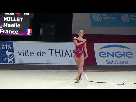 Maëlle MILLET (FRA) ribbon - 2024 Grand Prix Thiais AA