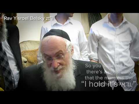 Rabbi Yisroel Belsky ZT"L - Murex is Vadai  - Techeiles