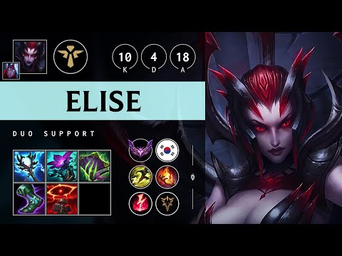 Elise Support vs Pyke - KR Master Patch 25.16