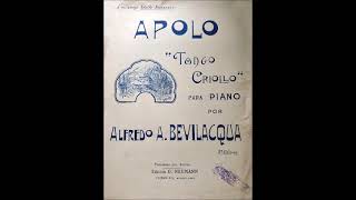 APOLO - TANGO - ALFREDO BEVILACQUA - 1903