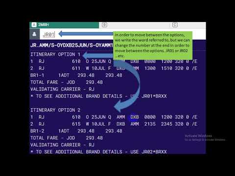 how to make reservation in Details in sabre