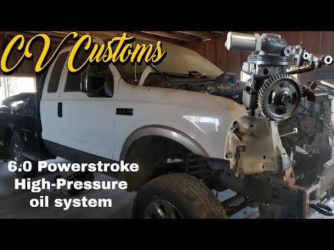 6.0 Powerstroke - high pressure oils system - on the bench explained - key fail points