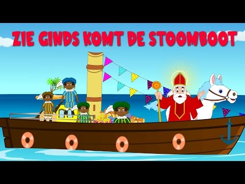 Sinterklaasliedjes van vroeger | Kinderliedjes Compilatie | Zie ginds komt de stoomboot etc.