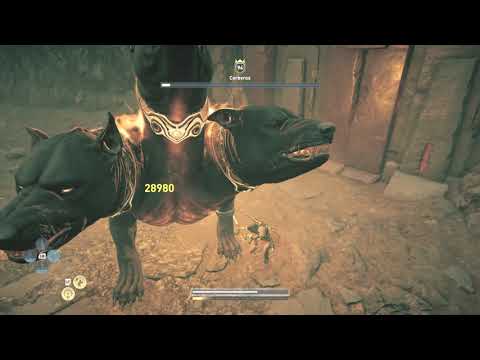 How to quickly Defeat Cerberus Boss in Assassin's creed Odyssey! #gaming #assassinscreed #games