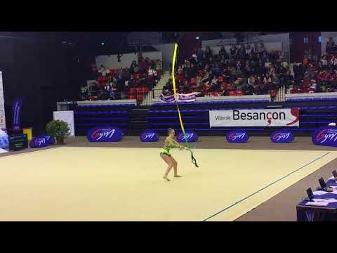 Clara Vanneste ruban - Nat A 14/15 ans - France Besançon 2018