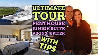 Ultimate Review Viking Ocean Cruises Jupiter Penthouse Junior Suite Cabin | STATEROOM TOUR & TIPS!