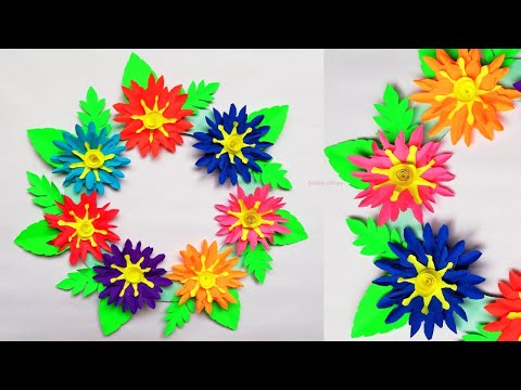Unique Paper Wall Hanging Making Idea | Best Out Of Waste Cardboard | Wall Decor Idea