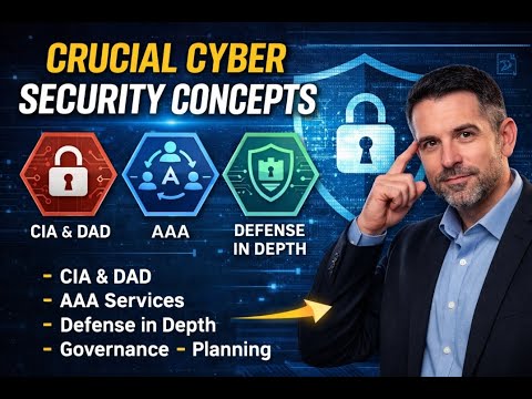 Cybersecurity Fundamentals Explained: CIA, Defense in Depth, and Security Governance
